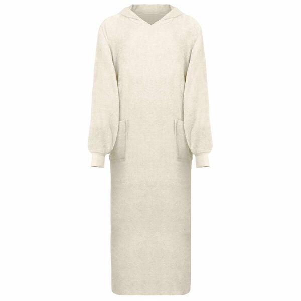 vidaXL Blanket Hoodie KINN Cream XXL Cotton