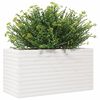 vidaXL Garden Planter White 90x40x45.5 cm Solid Wood Pine