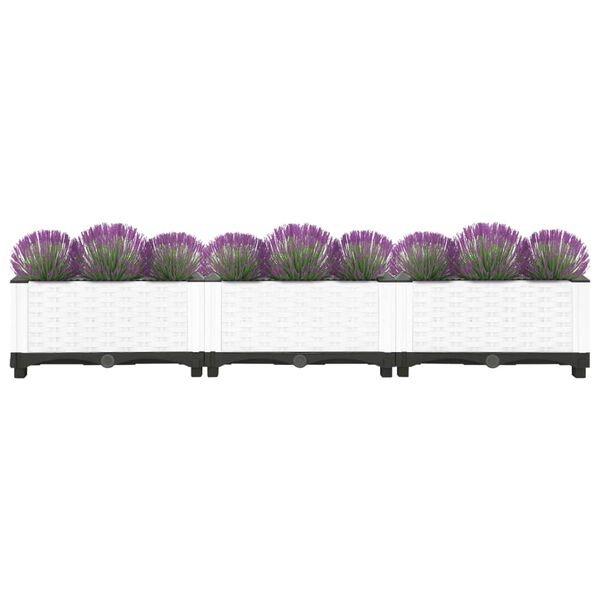 vidaXL Raised Bed 120x40x23 cm Polypropylene