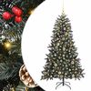 vidaXL Artificial Christmas Tree with 150 LEDs with Stand Green 150 cm