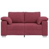 vidaXL Sofa Wine Red 160 x 77 x 82 cm Fabric