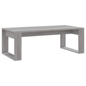 vidaXL Coffee Table Grey Sonoma 102x50x35 cm Engineered Wood