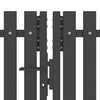 vidaXL Garden Fence Gate Steel 400x125 cm Anthracite