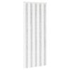 vidaXL Insect Curtain Chenille Light Grey and White 90 x 220 cm