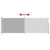 vidaXL Patio Retractable Side Awning 100x300 cm Grey