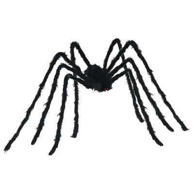 Halloween Spider Decoration with Webs 2 pcs Black & White 200 cm