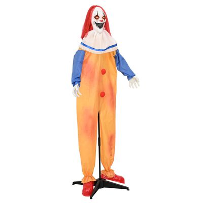 Scary Halloween Clown SPOOKA Yellow & Blue 126.5 x 180 cm