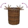 vidaXL Planter Basket with Storage 2 pcs Brown
