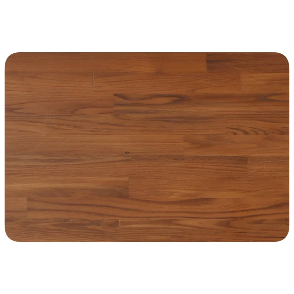 vidaXL Bathroom Countertop Dark Brown 60x40x1.5cm Treated Solid Wood
