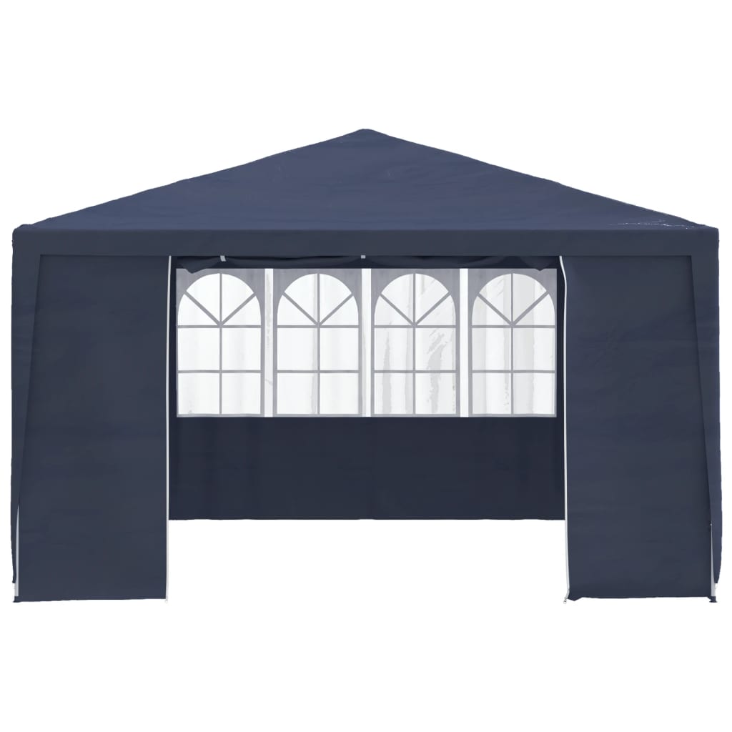 vidaXL Professional Party Tent with Side Walls 4x4 m Blue 90 g/m?