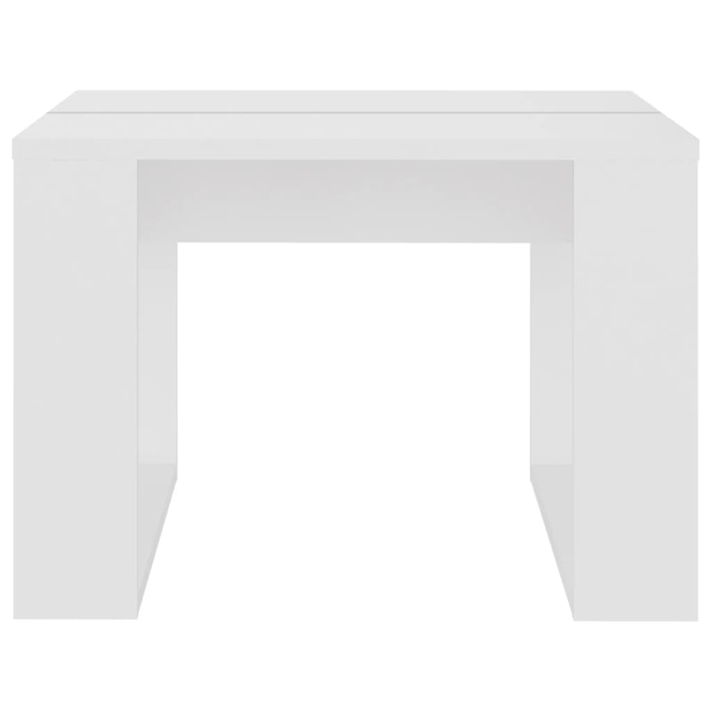 vidaXL Side Table White 50x50x35 cm Engineered Wood