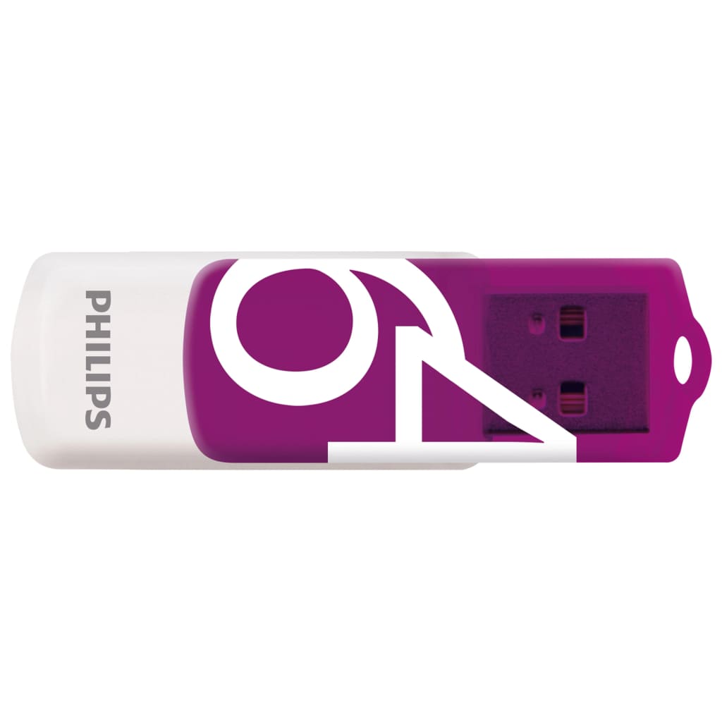 Philips USB 2.0 Flash Drives Vivid 64GB 2 pcs White and Purple