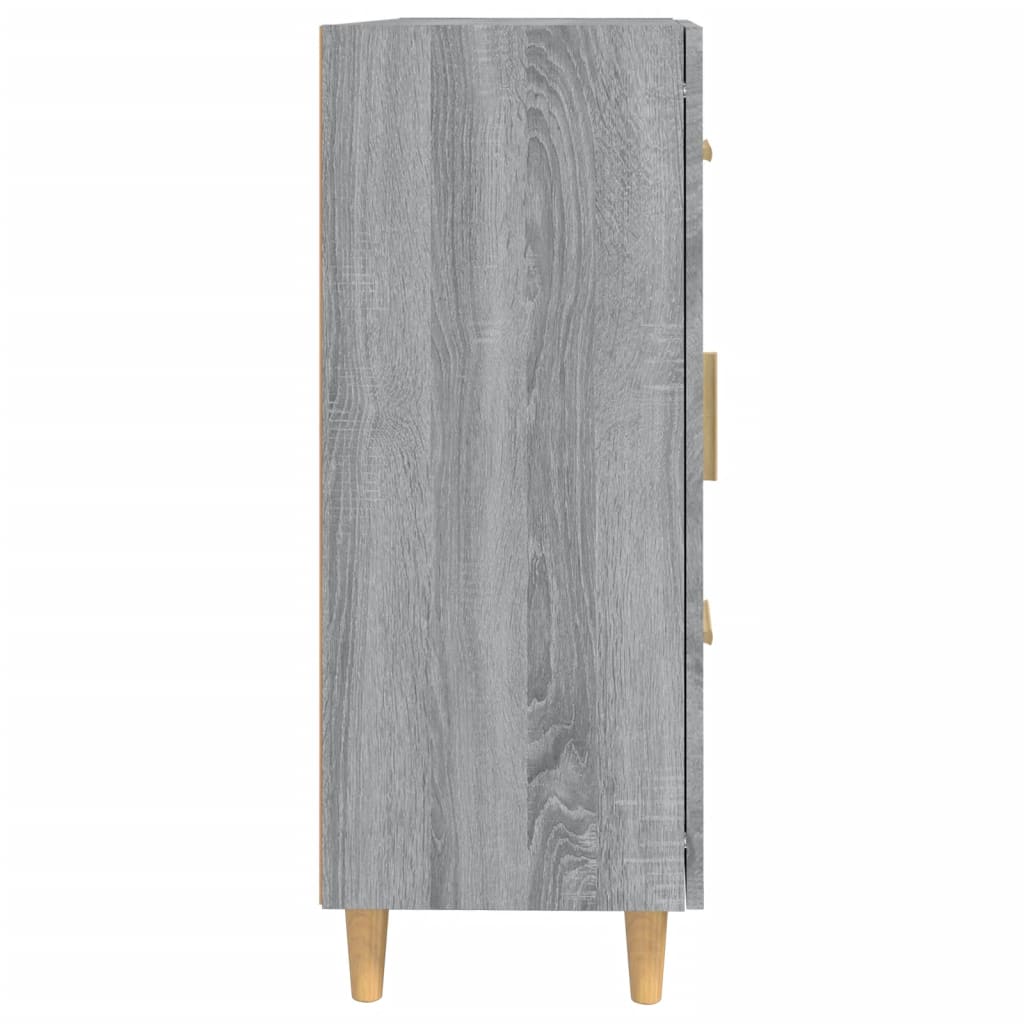 vidaXL Sideboard Grey Sonoma 69.5x34x90 cm Engineered Wood