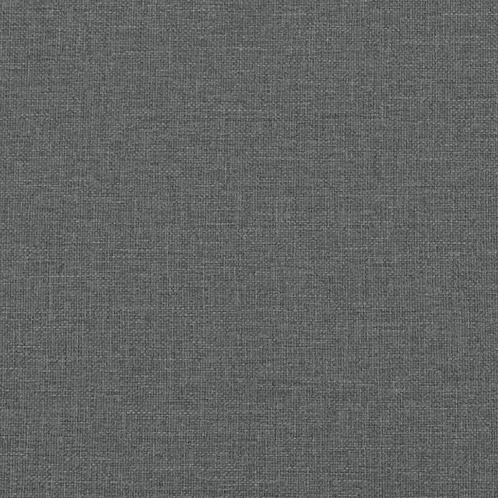 vidaXL Day Bed Dark Grey 90x190 cm Fabric
