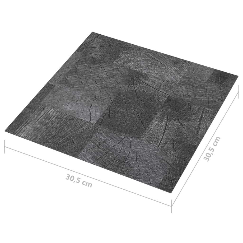 vidaXL Self-adhesive Flooring Planks 20 pcs PVC 1.86 m² Wood Structure