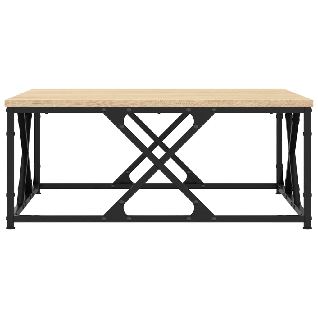 vidaXL Coffee Table Sonoma Oak 70x70x30 cm Engineered Wood