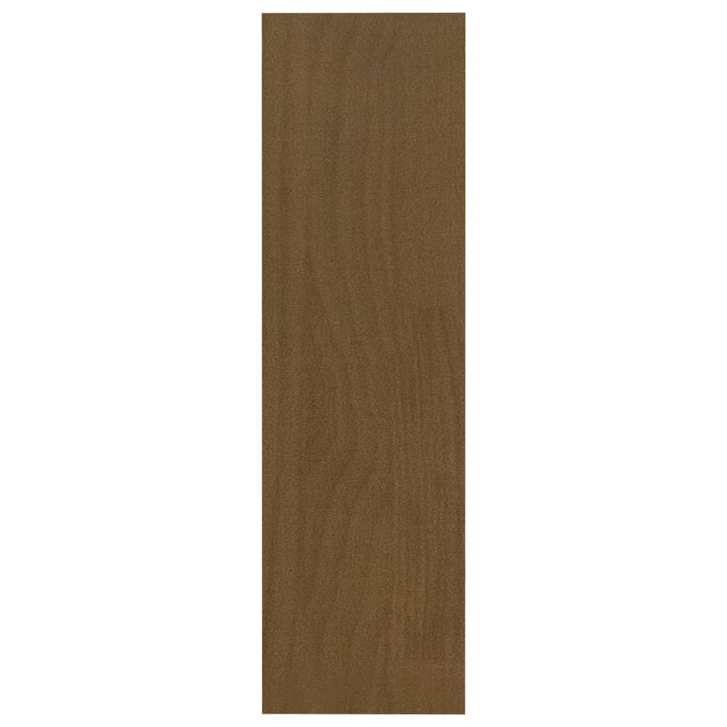vidaXL Book Cabinet/Room Divider Honey Brown 100x30x103 cm Solid Pinewood