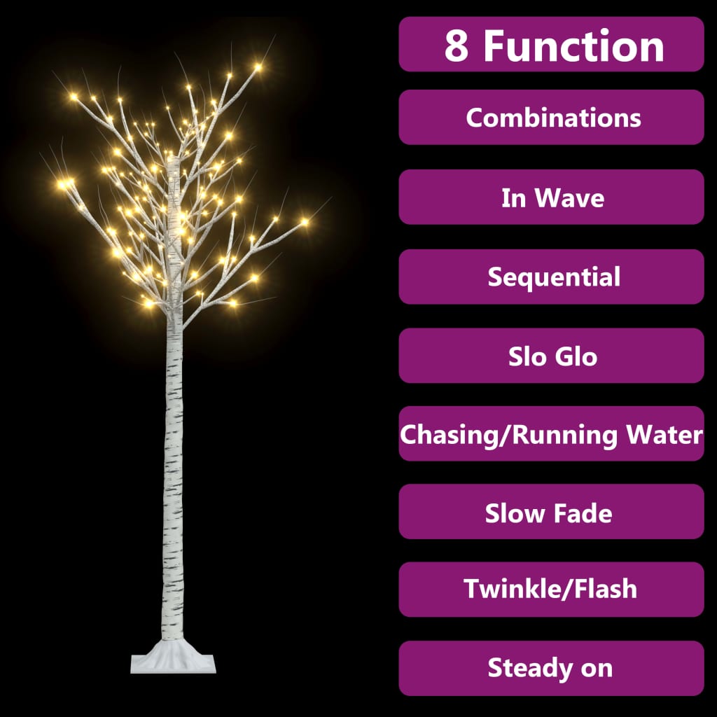 vidaXL Christmas Tree 140 LEDs 1.5m Warm White Willow Indoor Outdoor
