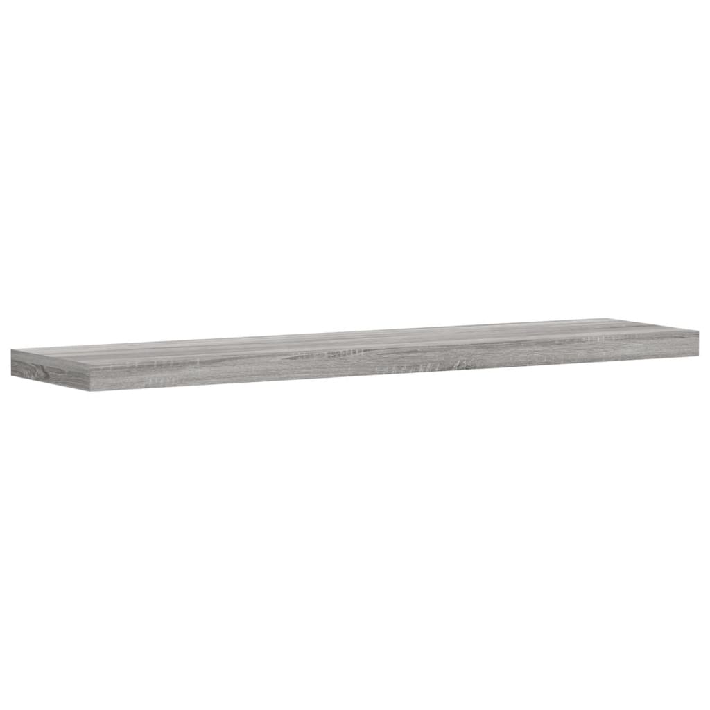 vidaXL Wall Shelves 8 pcs Grey Sonoma 40x10x1.5 cm Engineered Wood