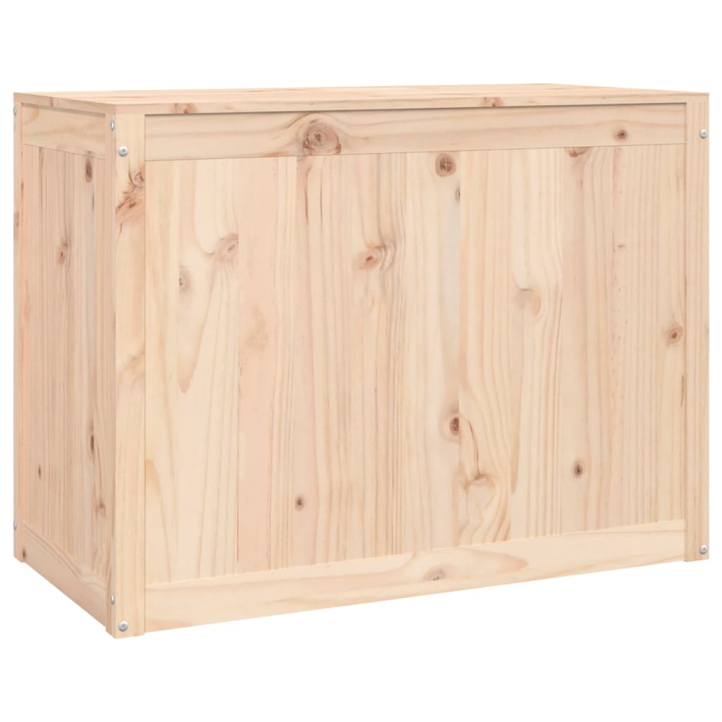 vidaXL Laundry Box 88.5x44x66 cm Solid Wood Pine
