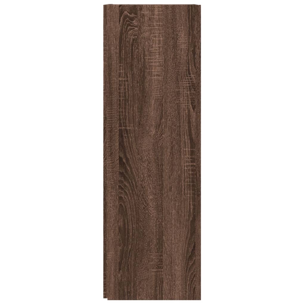 vidaXL Corner Cabinet Brown Oak 33x33x100 cm Engineered Wood