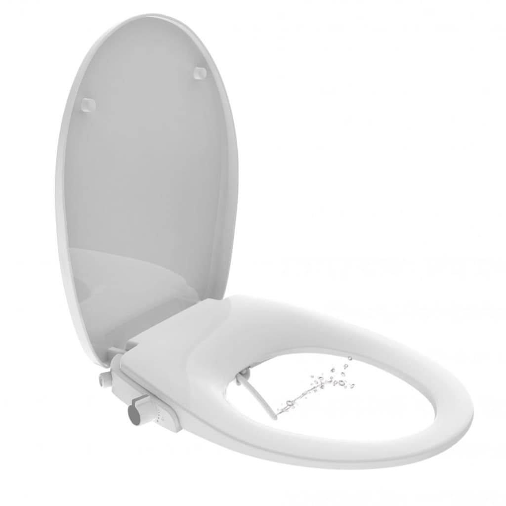 EISL Toilet Seat Soft Close with Sprayer Attachment White