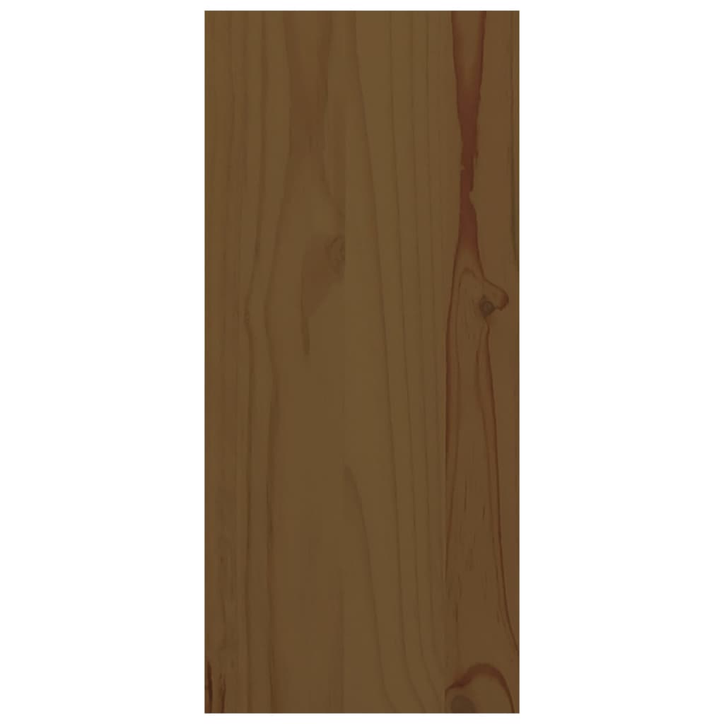 vidaXL Wine Cabinet Honey Brown 56x25x56 cm Solid Wood Pine