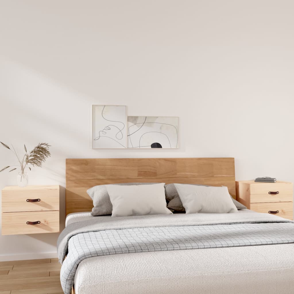 vidaXL Wall-mounted Bedside Cabinets 2 pcs 50x36x40 cm