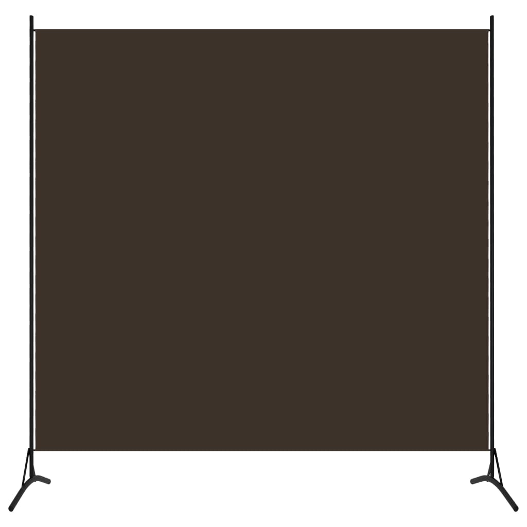 vidaXL 1-Panel Room Divider Brown 175x180 cm
