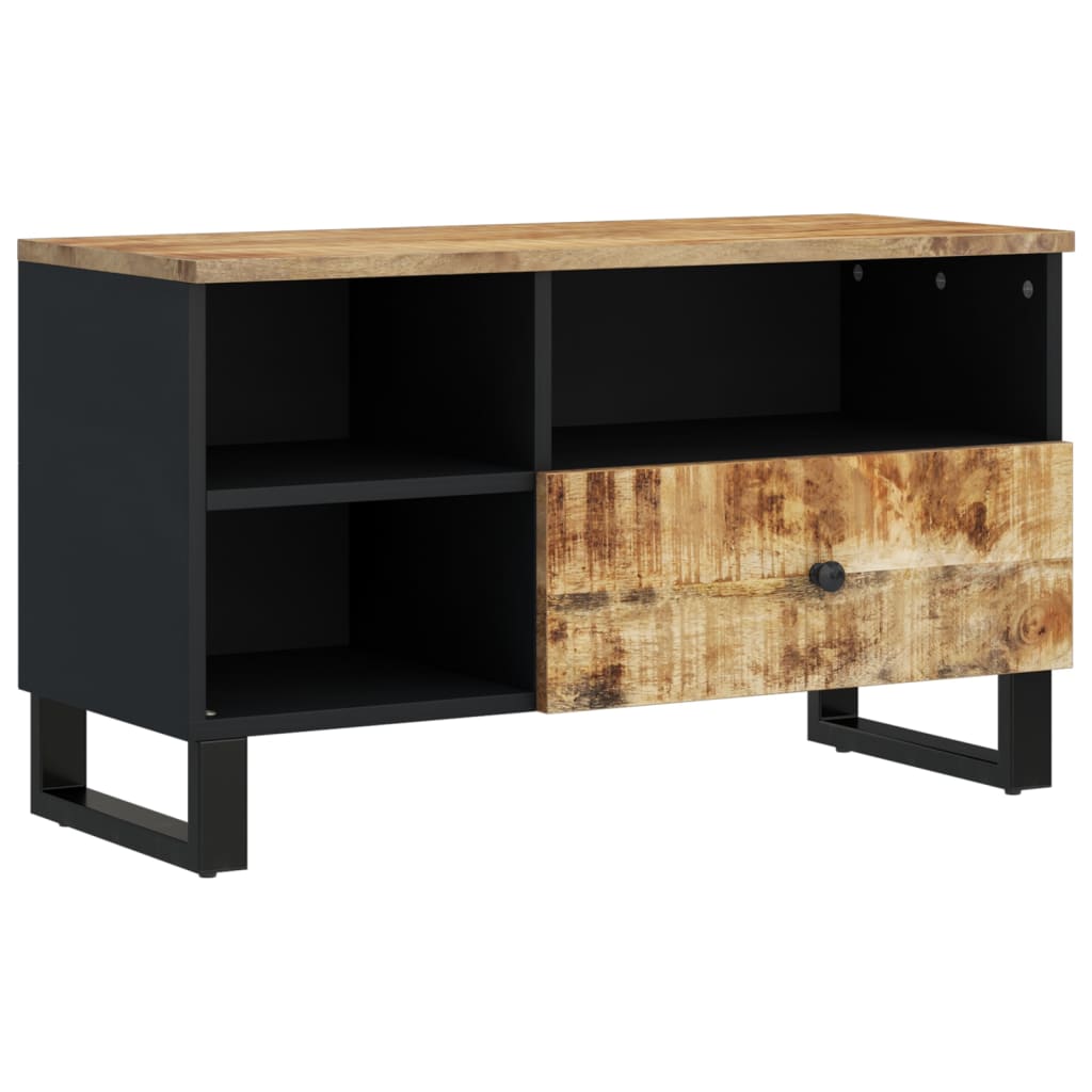 vidaXL TV Cabinet 80x33x46 cm Solid Wood Mango&Engineered Wood