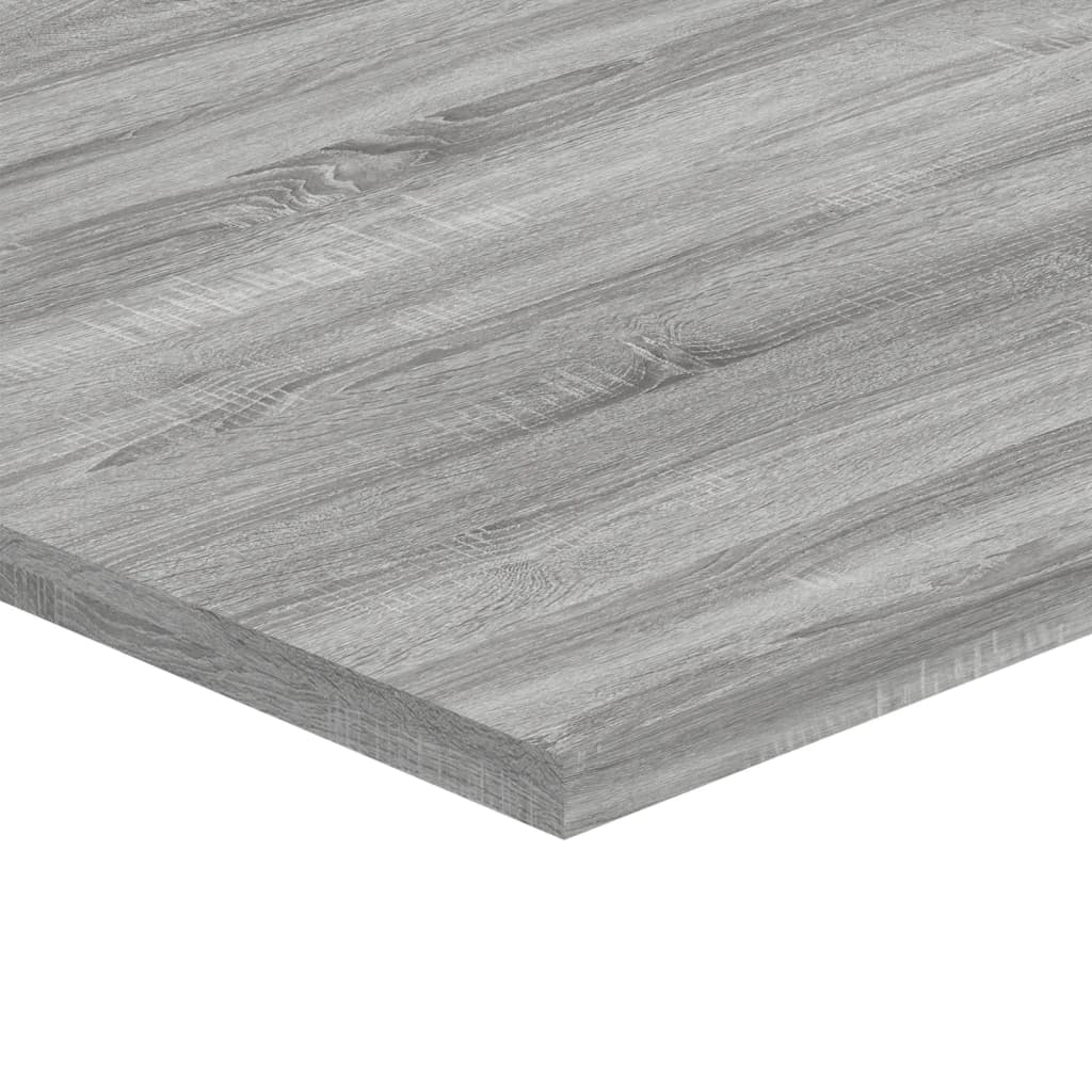 vidaXL Wall Shelves 4 pcs Grey Sonoma 80x40x1.5 cm Engineered Wood