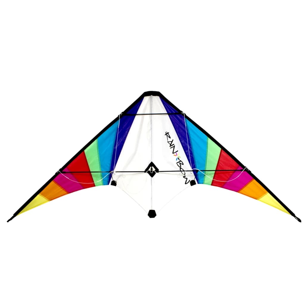 RHOMBUS Rainbow Design Stunt Kite 150 x 70 cm