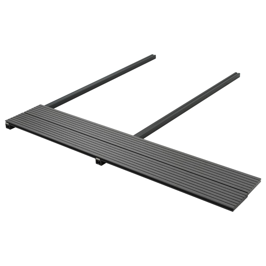 vidaXL WPC Solid Decking Boards with Accessories 26 m² 2.2 m Grey
