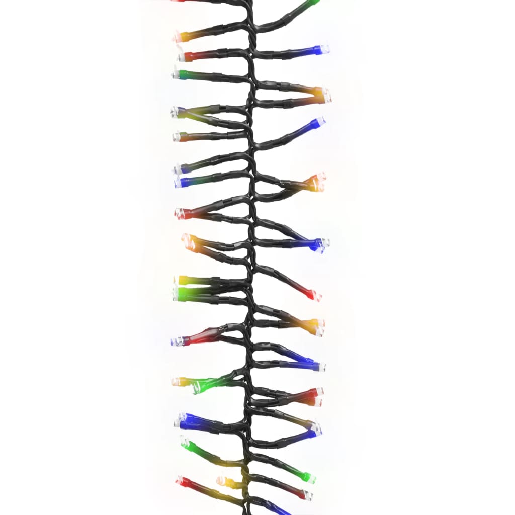 vidaXL LED Cluster String with 1000 LEDs Multicolour 11 m PVC