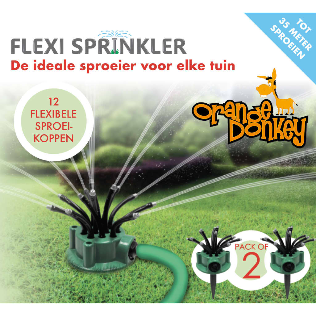 Orange Donkey Sprinkler Set "Flexi Point"