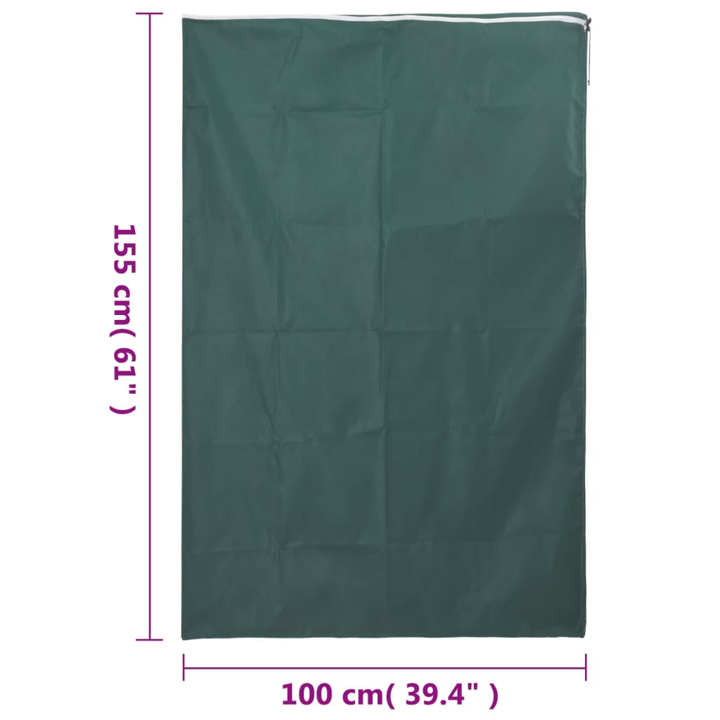 vidaXL Plant Fleece Covers with Zip 4 pcs 70 g/m² 1x1.55 m