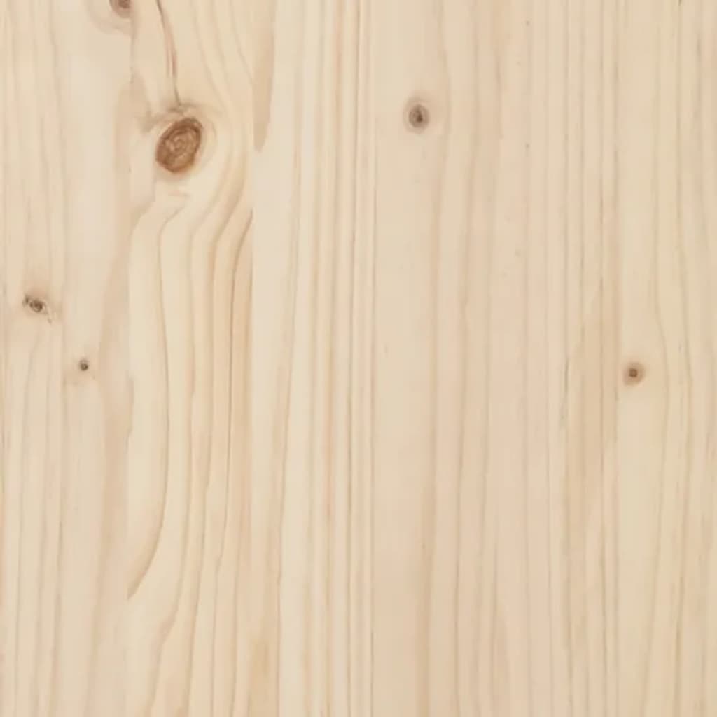 vidaXL Wall Headboard 81x3x63 cm Solid Wood Pine