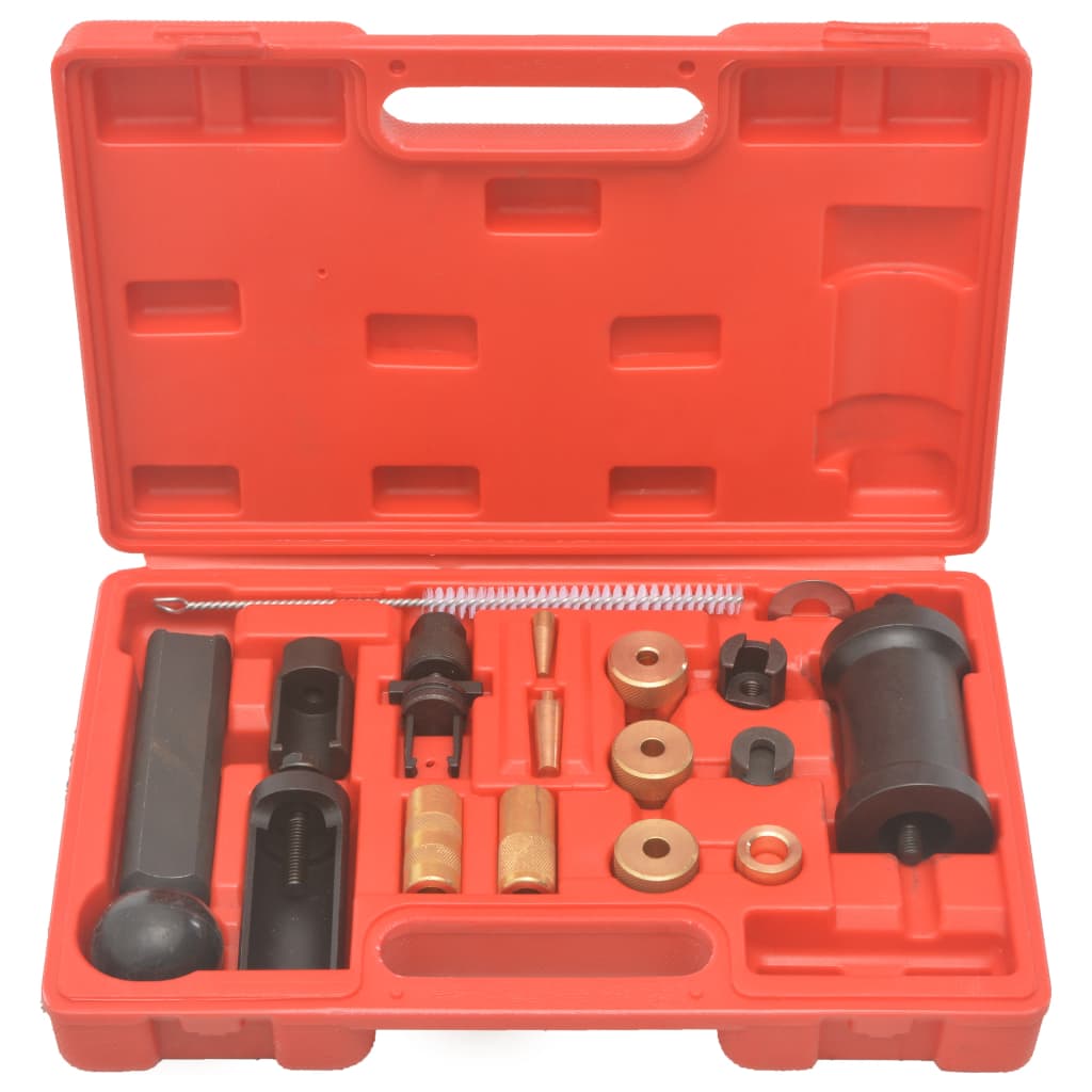 vidaXL 18 Piece Injector Removal & Installer Tool Kit for VAG VW Petrol
