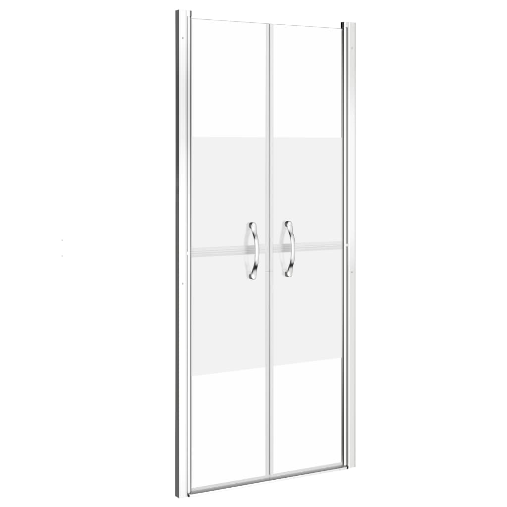 VidaXL Shower Door Half Frosted ESG 81x190 cm