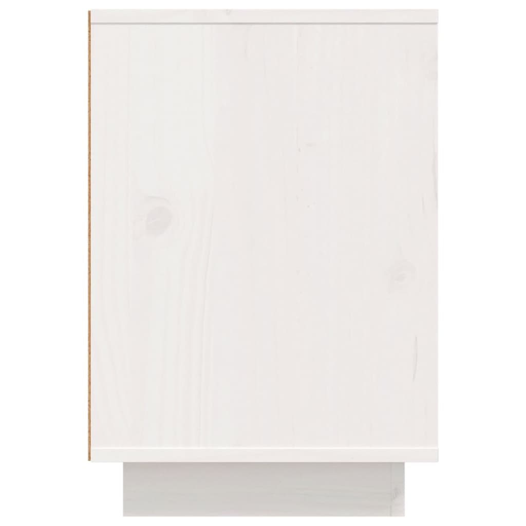 vidaXL Bedside Cabinets 2 pcs White 50x34x50 cm Solid Wood Pine