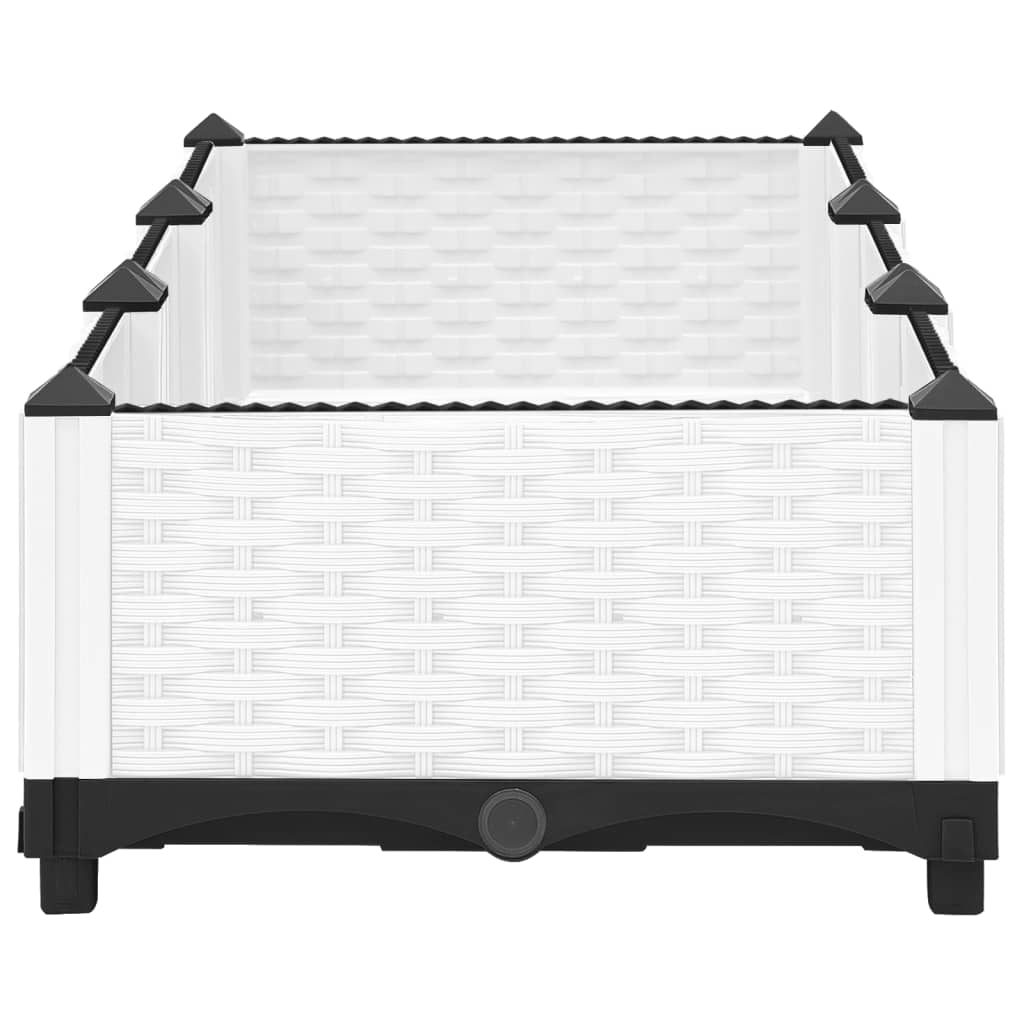 vidaXL Raised Bed 120x40x23 cm Polypropylene