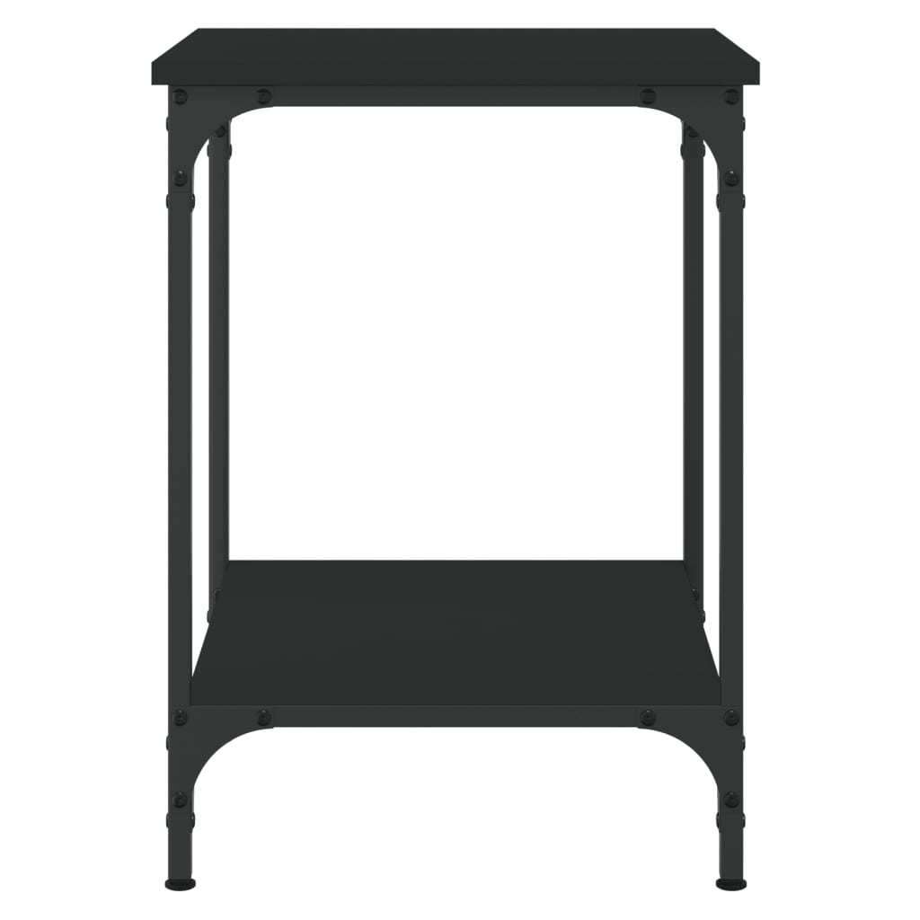 vidaXL Coffee Table Black 40x40x55 cm Engineered Wood