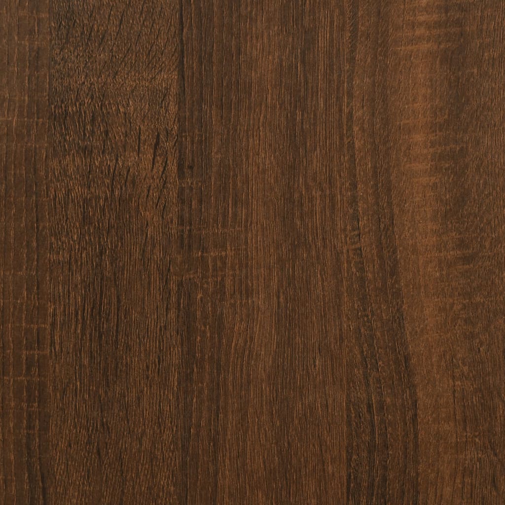 vidaXL Bedside Cabinet Brown Oak 43x36x50 cm