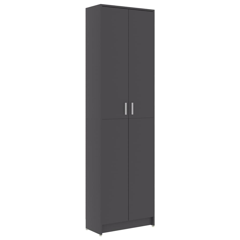 vidaXL Hallway Wardrobe Grey 55x25x189 cm Chipboard