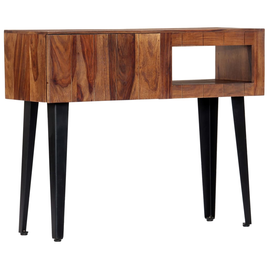 vidaXL Console Table 90x30x75 cm Solid Sheesham Wood