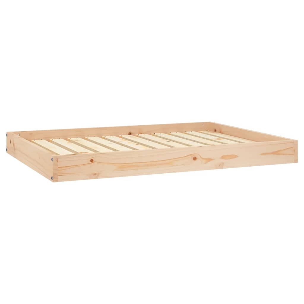 vidaXL Dog Bed 101.5x74x9 cm Solid Wood Pine
