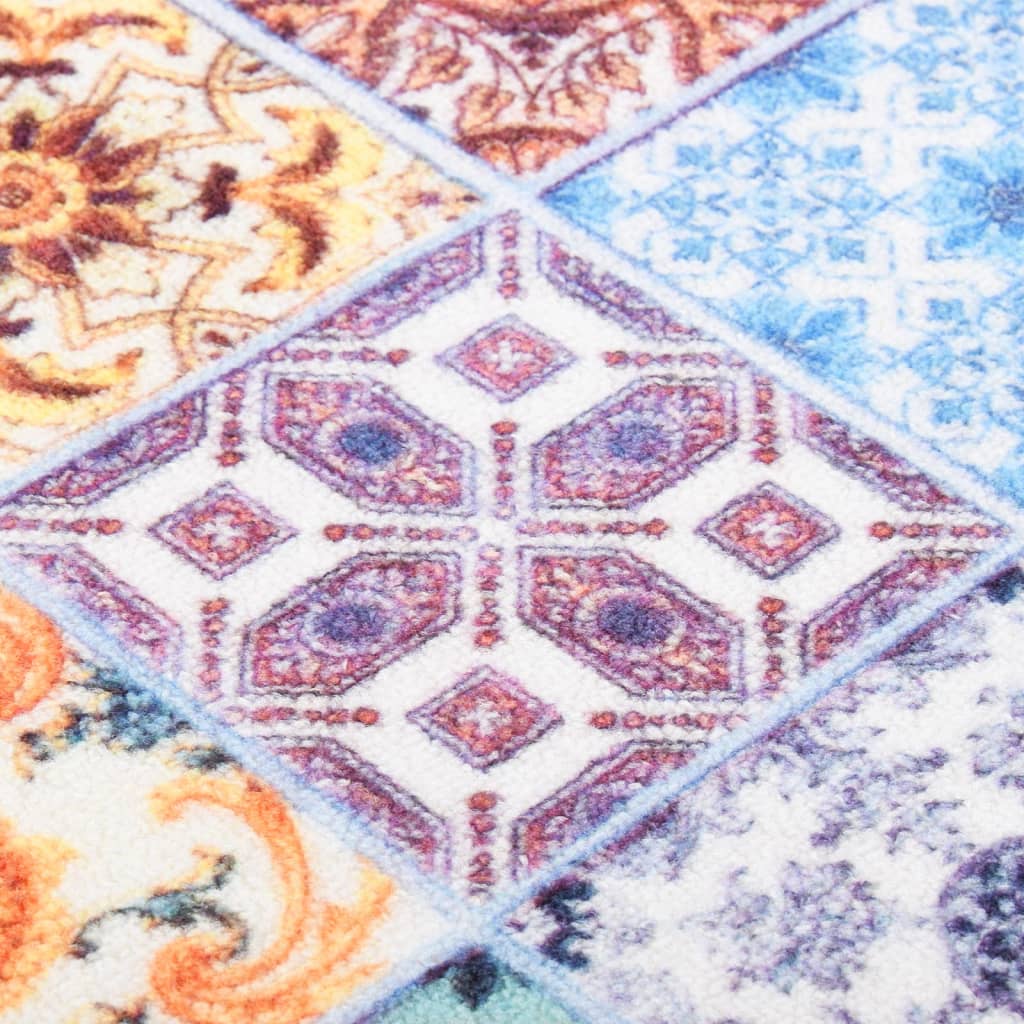 vidaXL Carpet Runner Mosaic 80x600 cm