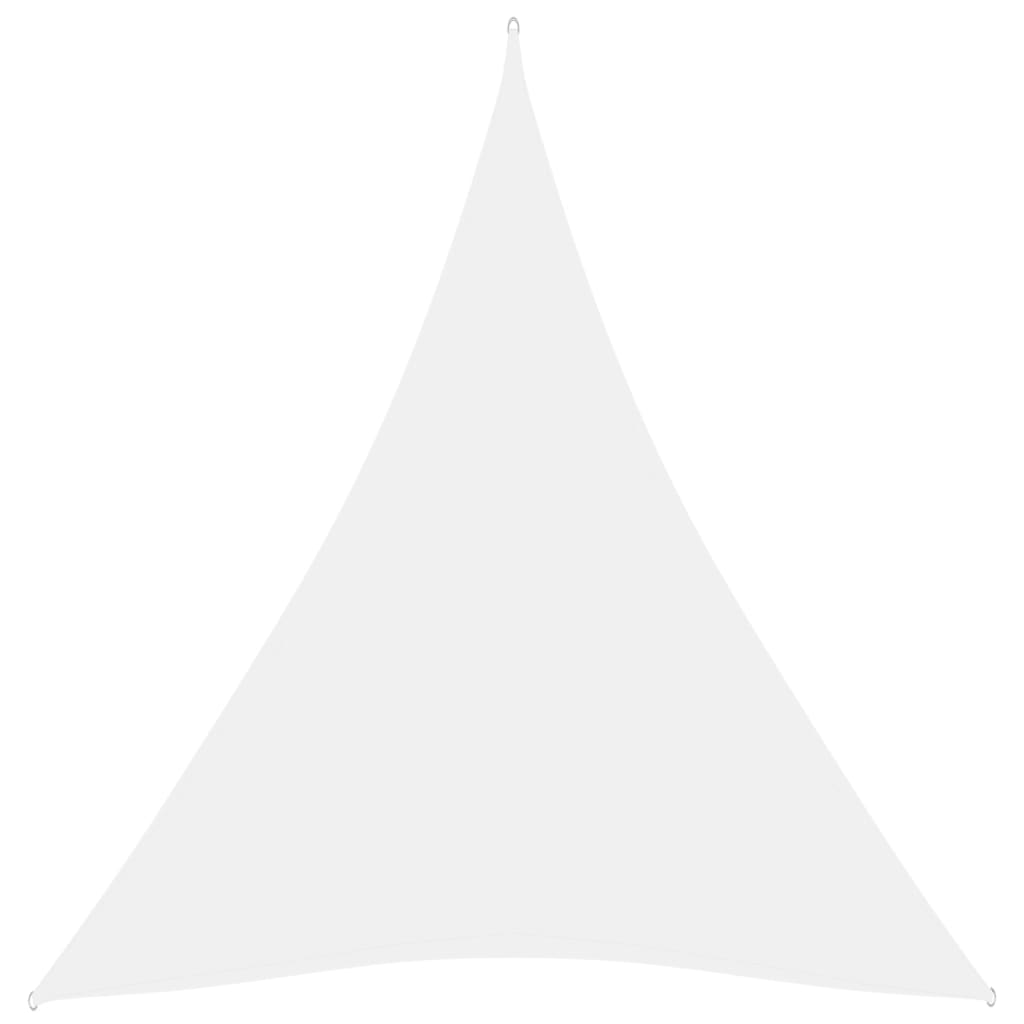 vidaXL Sunshade Sail Oxford Fabric Triangular 4x5x5 m White