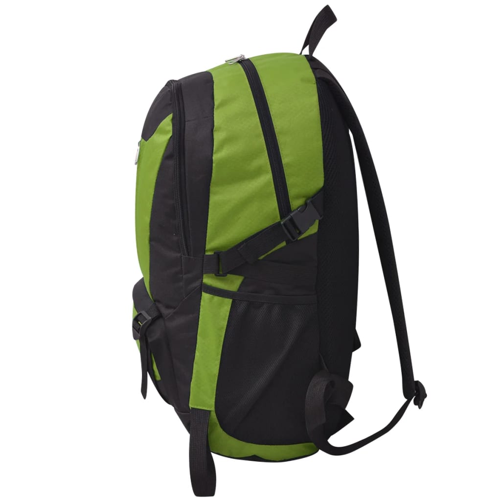 vidaXL Hiking Backpack 40 L Black and Green