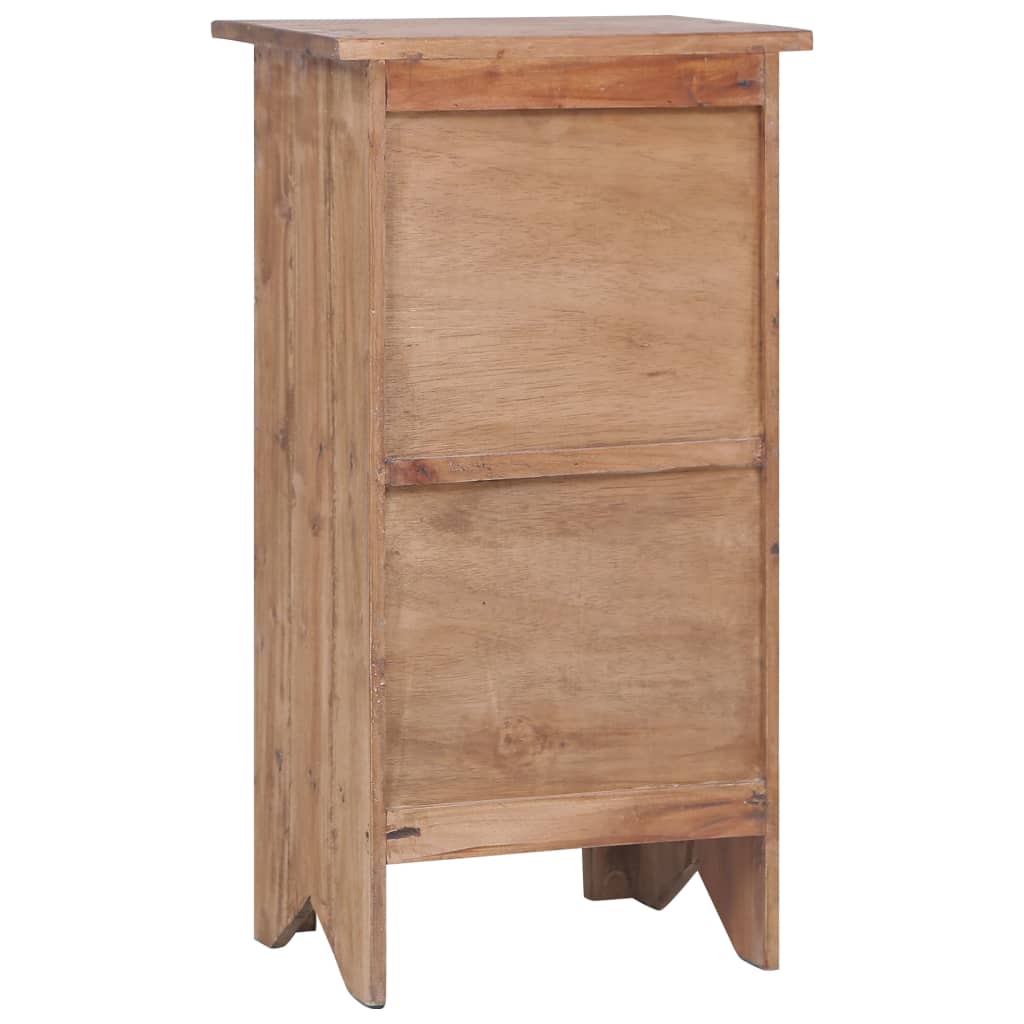 vidaXL Bedside Cabinet 43x31x80 cm Solid Mahogany Wood